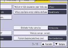 Ilustracja ekranu panela operacyjnego