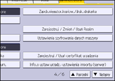 Ilustracja ekranu panela operacyjnego