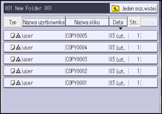 Ilustracja ekranu panela operacyjnego
