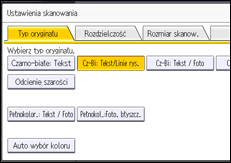Ilustracja ekranu panela operacyjnego