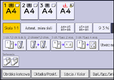 Ilustracja ekranu panela operacyjnego