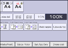 Ilustracja ekranu panela operacyjnego