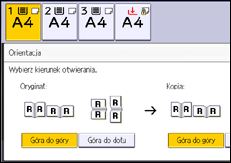 Ilustracja ekranu panela operacyjnego