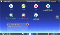 Ilustracja ekranu panela operacyjnego