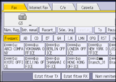 Il·lustració de pantalla del panell d'operacions