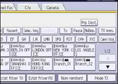 Il·lustració de pantalla del panell d'operacions