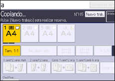 Ilustración de la pantalla panel de mandos