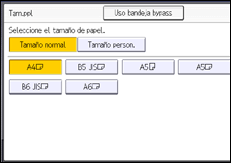 Ilustración de la pantalla panel de mandos