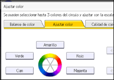 Ilustración de la pantalla panel de mandos