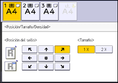 Ilustración de la pantalla panel de mandos