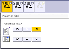 Ilustración de la pantalla panel de mandos