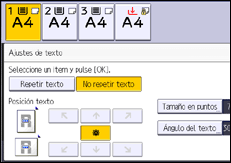 Ilustración de la pantalla panel de mandos
