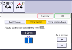 Ilustración de la pantalla del panel de mandos