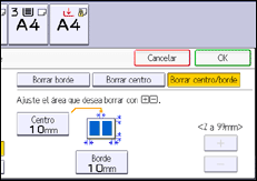 Ilustración de la pantalla del panel de mandos
