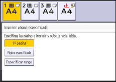 Ilustración de la pantalla panel de mandos