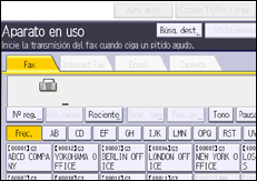 Ilustración de la pantalla panel de mandos