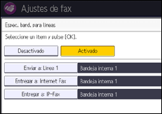 Ilustración de la pantalla panel de mandos
