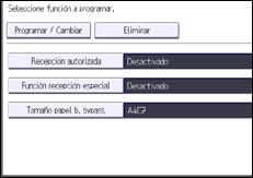 Ilustración de la pantalla panel de mandos