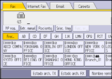 Ilustración de la pantalla panel de mandos