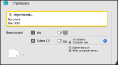 Ilustración de la pantalla panel de mandos
