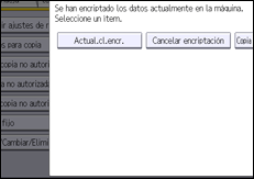 Ilustración de la pantalla panel de mandos