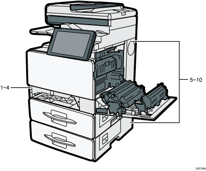 Ilustración de la máquina