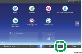 Käyttöpaneelin näyttö