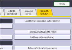 Käyttöpaneelin näyttö