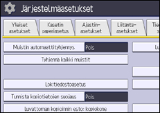Käyttöpaneelin näyttö