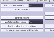 Käyttöpaneelin näyttö