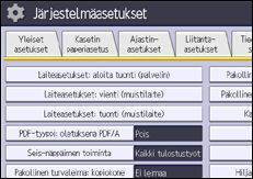 Käyttöpaneelin näyttö