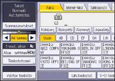 Käyttöpaneelin näyttö