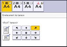 Illustration de l'écran du panneau de commande
