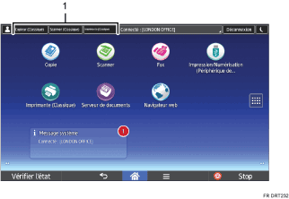 Illustration des modes de modification avec numérotation