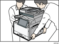 Illustrazione del corpo della macchina