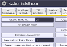 Afbeelding van bedieningspaneel