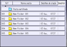 Ilustração do ecrã do painel de operação