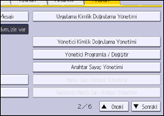 İşlem paneli ekran çizimi