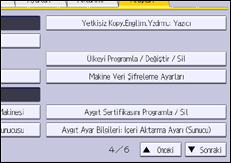 İşlem paneli ekran çizimi