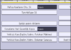 İşlem paneli ekran çizimi