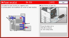 Il·lustració de pantalla del panell d'operacions