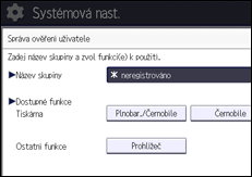 Ilustrace displeje ovládacího panelu