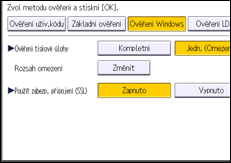 Ilustrace displeje ovládacího panelu