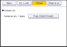 Ilustrace displeje ovládacího panelu