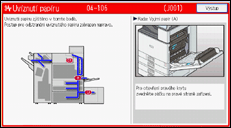 Ilustrace displeje ovládacího panelu