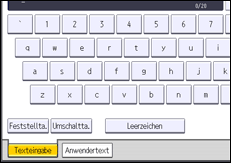 Abbildung Bedienfeld-Display