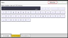 Abbildung Bedienfeld-Display