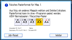 Abbildung Bedienfeld-Display
