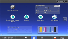Abbildung Bedienfeld-Display