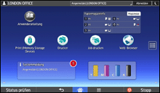 Abbildung Bedienfeld-Display